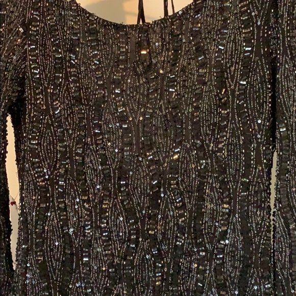 BEBE / MLV Tyler Wedding Guest Dress / Sequin - Picture 2 of 6